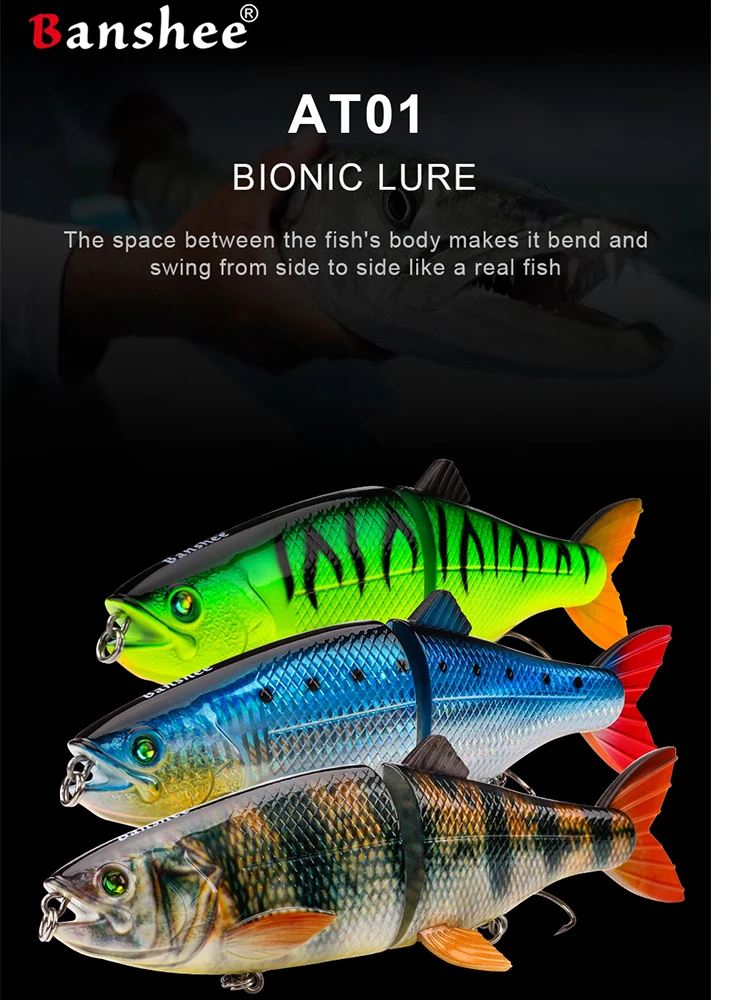 Swimbait Angeln 20 cm 90g 3,17 unzen Köder Sinkende Wobbler Künstliche Harte Angeln Köder Multi Segmente 2-gelenk Köder Für Hecht Bass – Detail 7