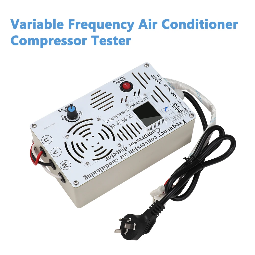 1-5 Varile Frequency Air Conditioner Compressor Tester Frequency Conversion Air Conditioning Compressor Detector AC 200-240 V