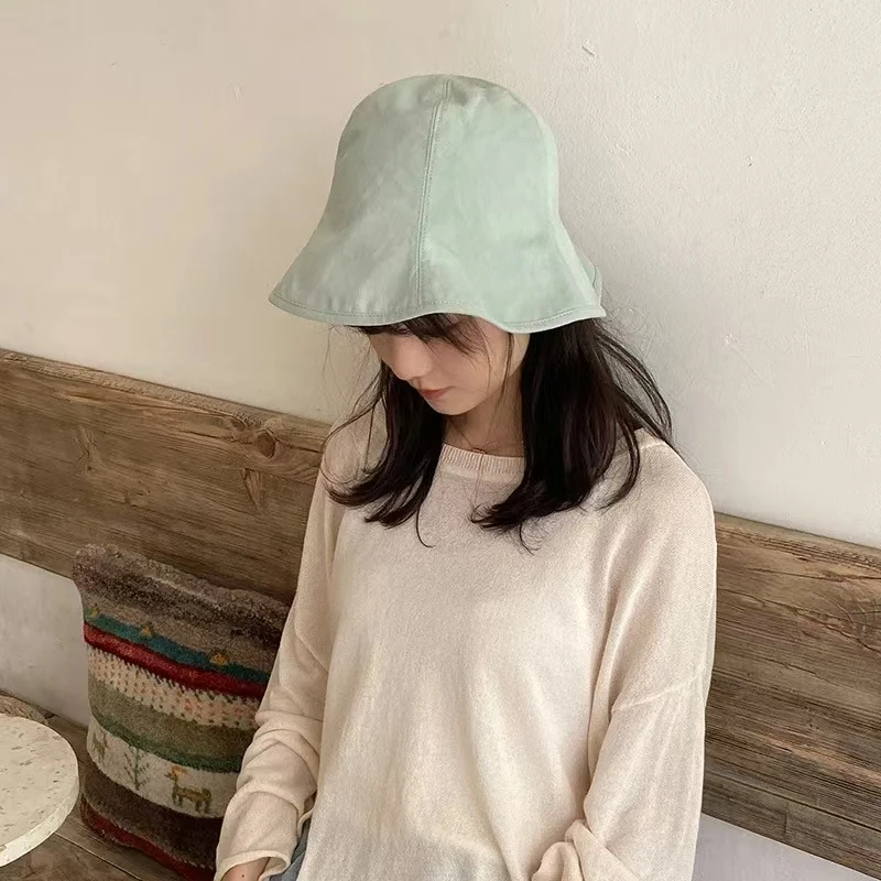 

Wide Brim Sun Hats For Women Panama Foldable Wrinkle Bucket Hat Summer Sun Protection Visors Caps Outdoor Beach Fisherman Caps