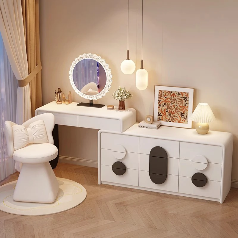 Unique Luxury Style Dressing Table Storage Creative Makeup Vanities Premium Modern Kommode Schlafzimmer Bedroom Furniture