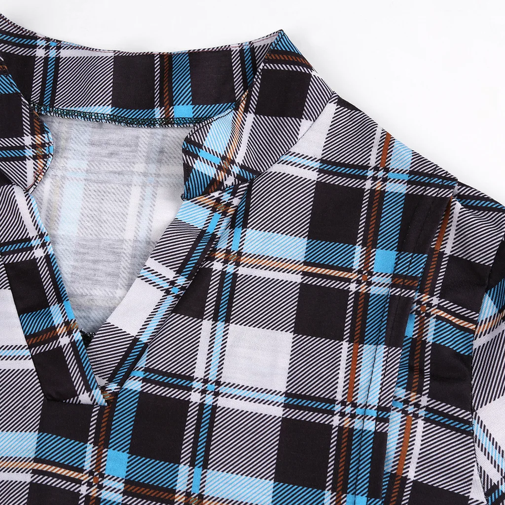 Damen Umstands-Still-T-Shirt mit V-Ausschnitt, einfarbig, langärmelig, Still-Tops, Kleidung für schwangere Frauen – Detail 3
