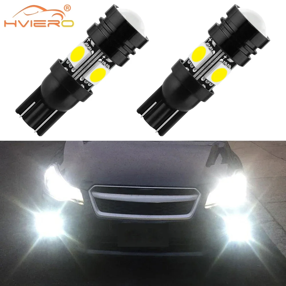 

2PCS Turn Signal Brake Light 12V Car Day Lamp 168 192 T10 W5W 4SMD 5050 3W Reverse Trunk License Parking Plate Roof Dome Reading