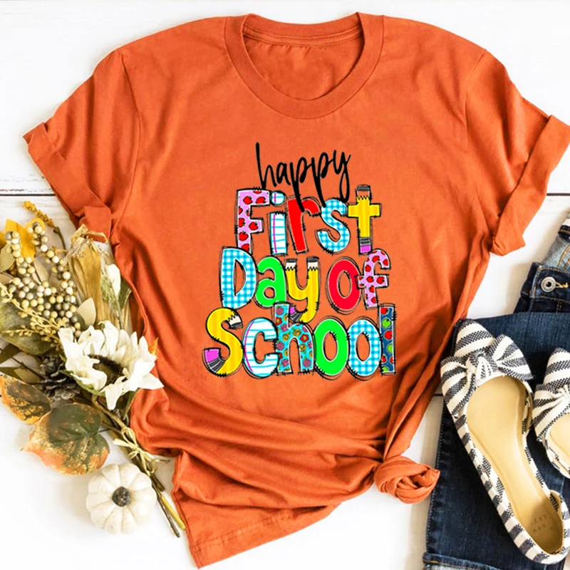 

First Day of School Shirt Teacher Shirt Teacher Life Shirt School Shirts Women Clothing 1st Day of School Shirt Casual