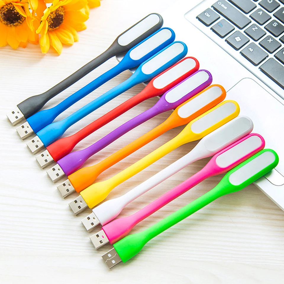 

Mini USB LED Light Portable Book Reading Light LED Night Light DC 5V Foldable Eye Protection Lamp For Power Bank Computer 2-4Pcs