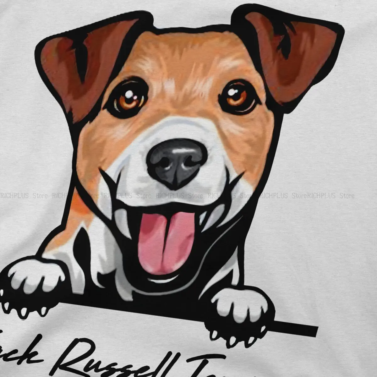 Man TShirt Jack Russell Terrier Fashion Polyester T Shirt Original Streetwear Hipster