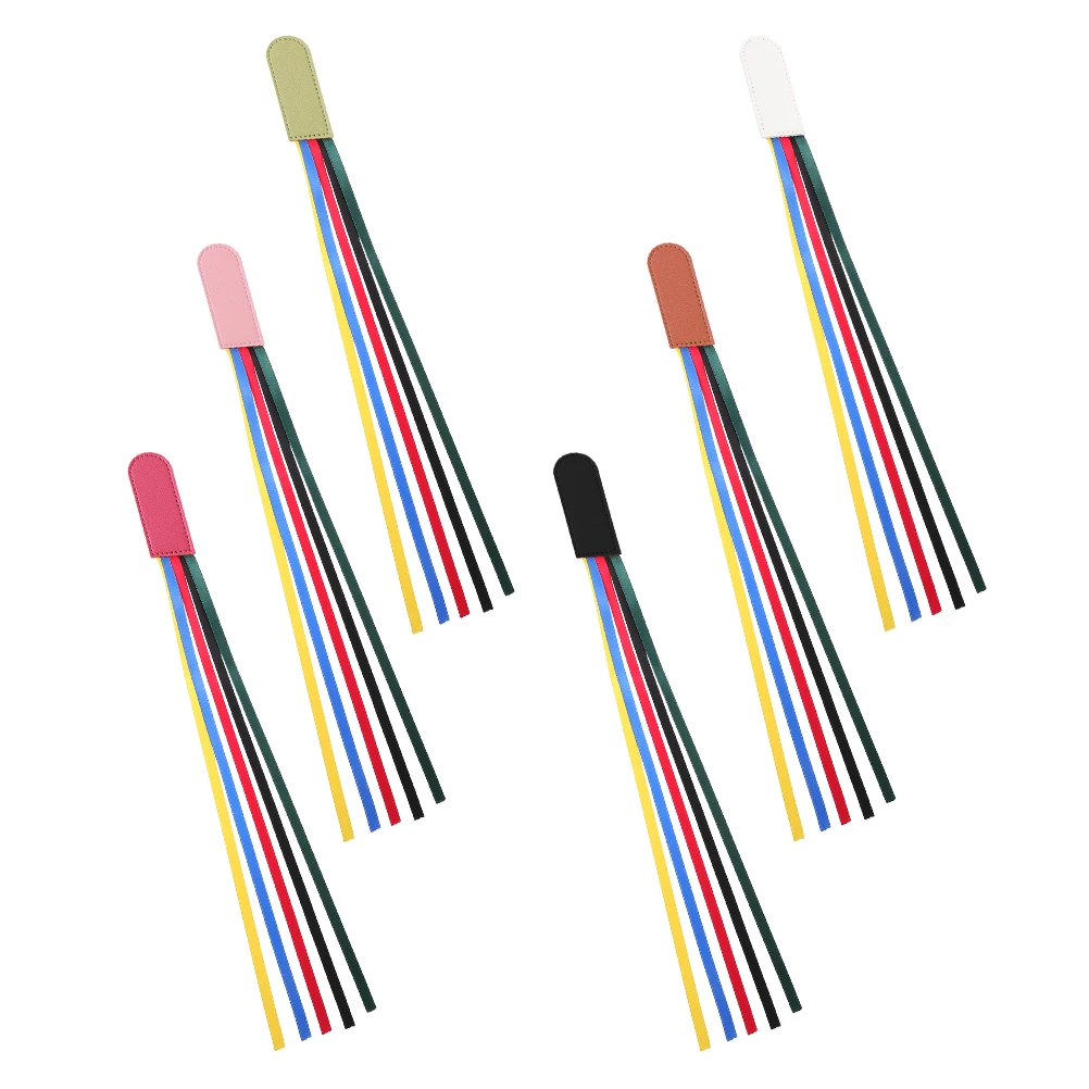 Segnalibri biblici da 6 pezzi Segnalibri a nastro per pagine da donna Accessori in PU in colori vivaci Strumenti di studio facili da usare
