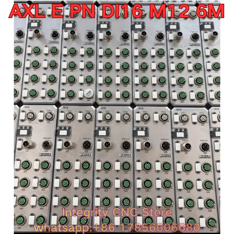 

Second-hand AXL E PN DI16 M12 6M PLC module 2701516 functional test is normal