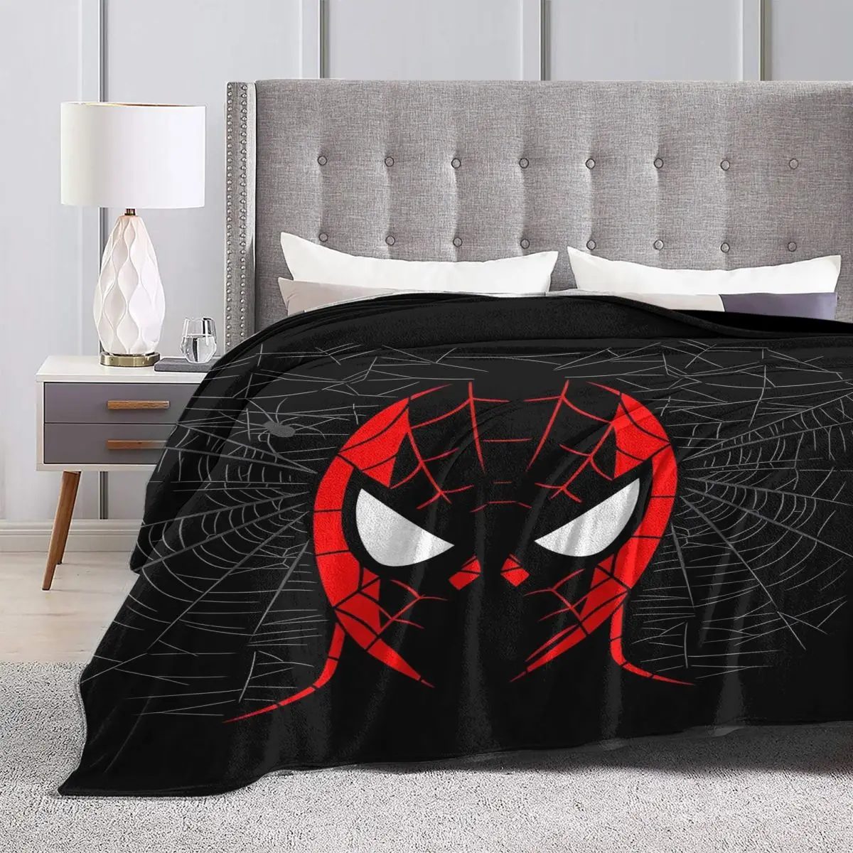 O incrível homem-aranha cobertor de pelúcia para crianças, cobertor de flanela para sofá e cadeira, colcha de qualidade personalizada quente e macia, filme presente