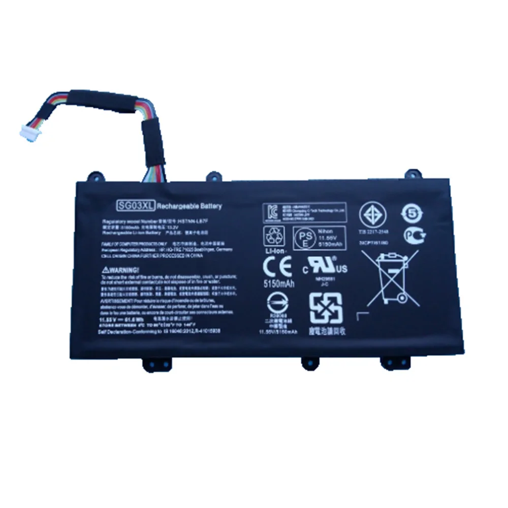 11.55v 61.6WH 5150 2600mah SG03XLオリジナルhp M7-U009DX HSTNN-LB7E TPN-I126 3ICP7/61/80 SG03XL