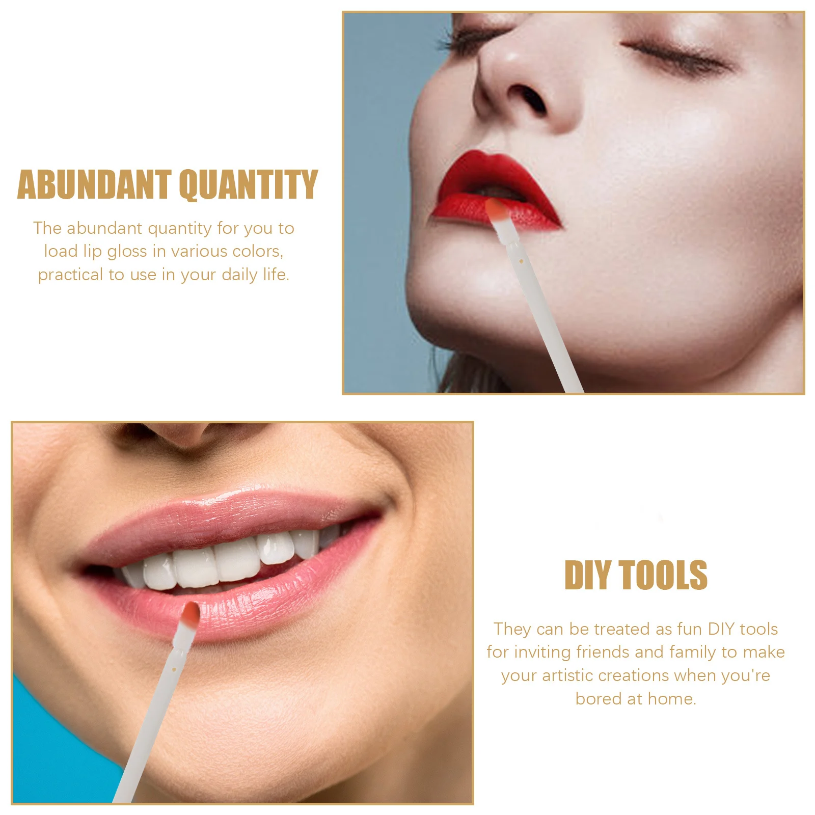 15 contenitori per lucidalabbra, tubi di plastica durevoli ricaricabili, bottiglie portatili per balsamo per labbra per bottiglie riutilizzabili fai da te