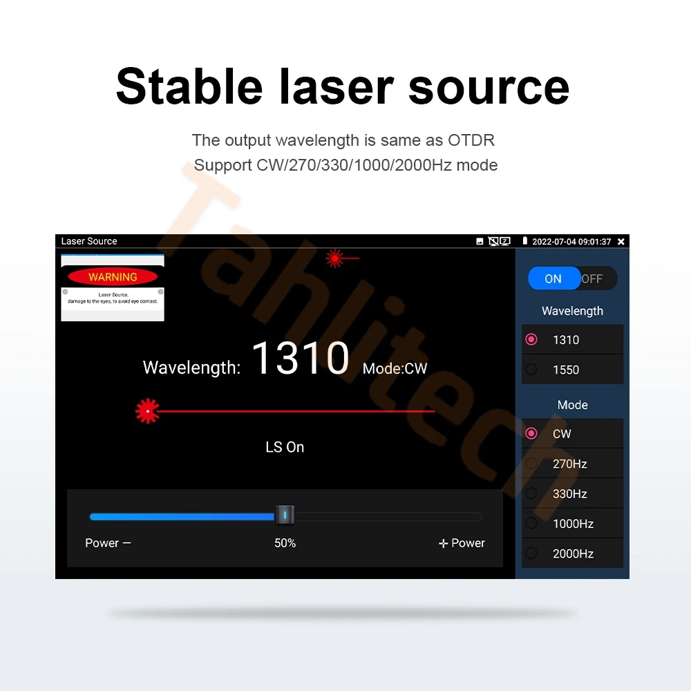 MOT-65 5.4" OTDR Teste Fiber Optic Reflectometer with VFL OLS OPM Event Map 26/28/30/32dB 150km Fiber Cable Ethernet Tester