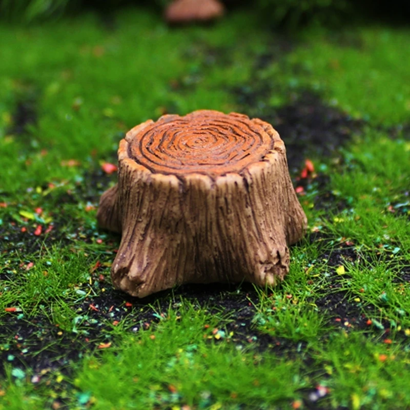 Stump Table Chair Home Landscape Small Ornaments Decoration Resin Artifact Dropsale