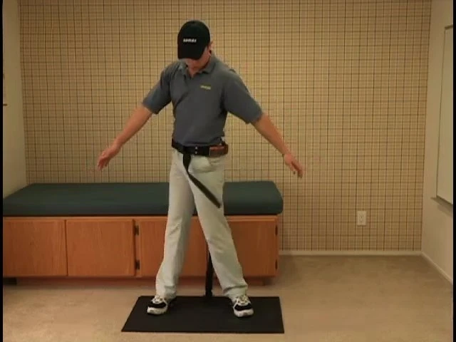 Golf pedal, hip trainer, swing practice batter