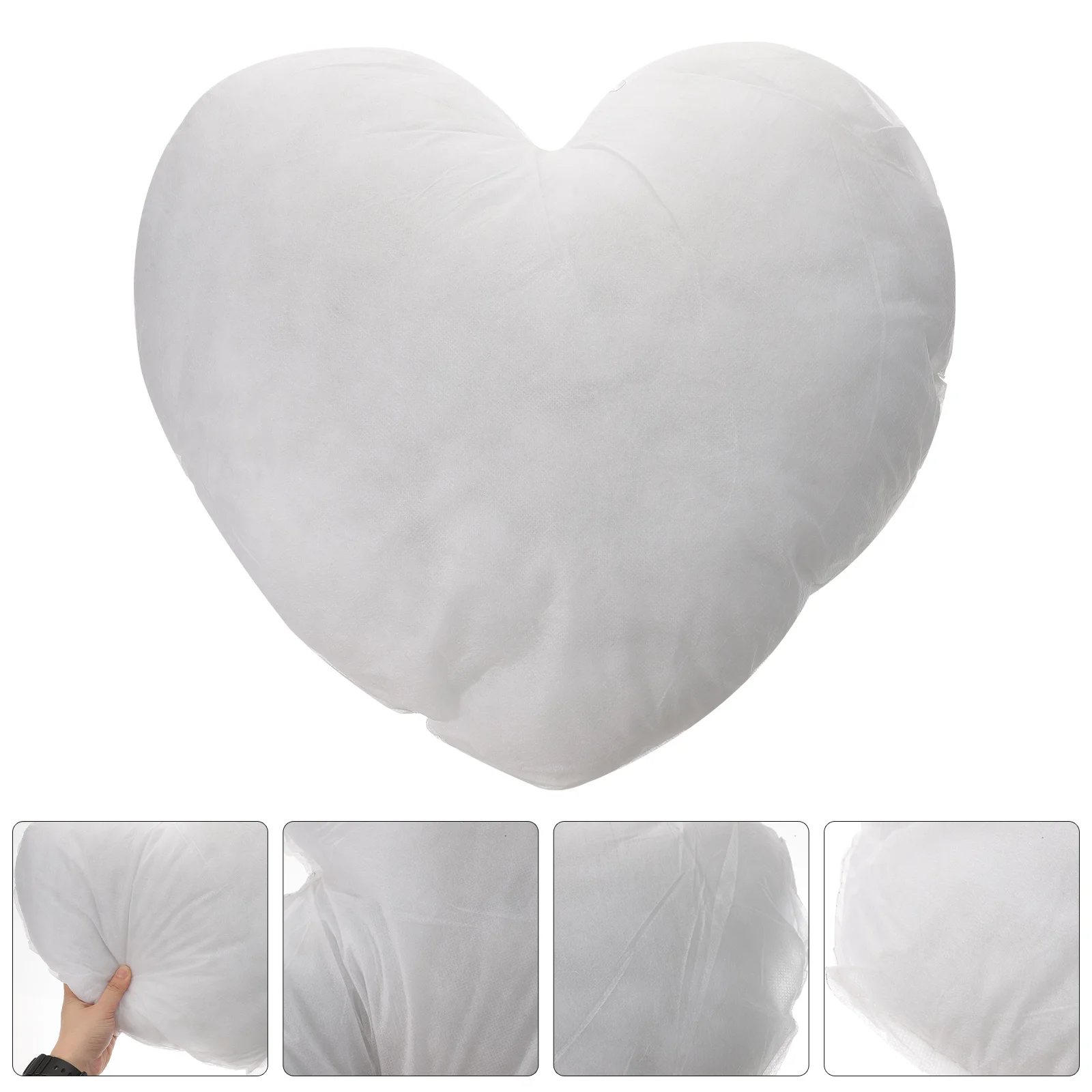 

1PCS Heart Shape Insert for Car Headrest Decorative Filler Home Textile Inner Sofa Throw Pillow Insert Comfortable