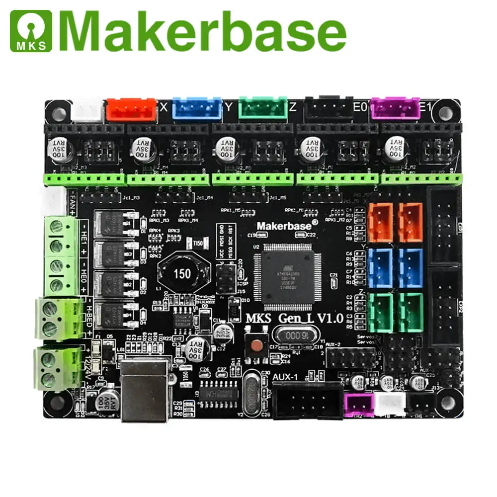 Makerbase MKS Gen-L V1.0 &V2.1 3D Printer Control Board Motherboard with MKS TMC2208 MKS TMC2209 Kit Available Uart Mode Gen L