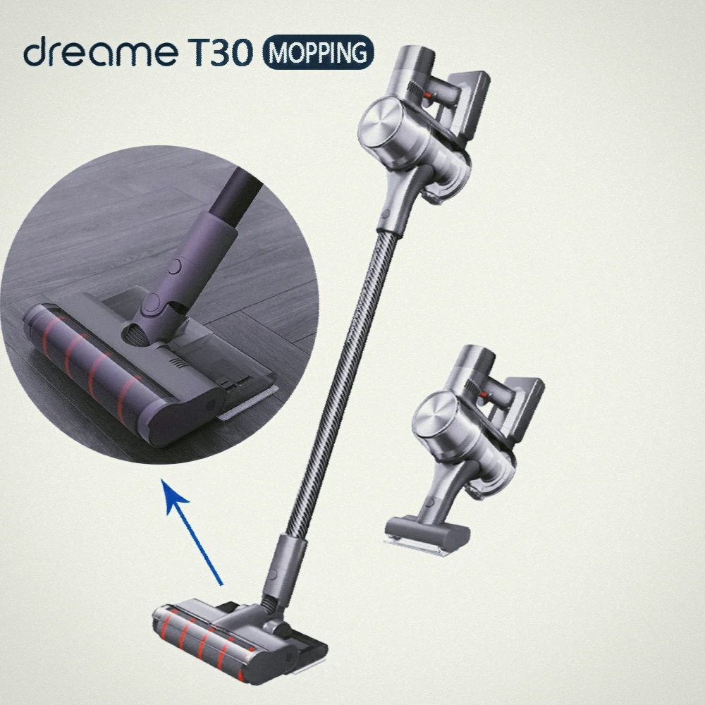 

New Dreame Vacuum Cleaner T30 Lasts for 90 Minutes Household Suction and Drag Integrated Efficient Removal of Mites