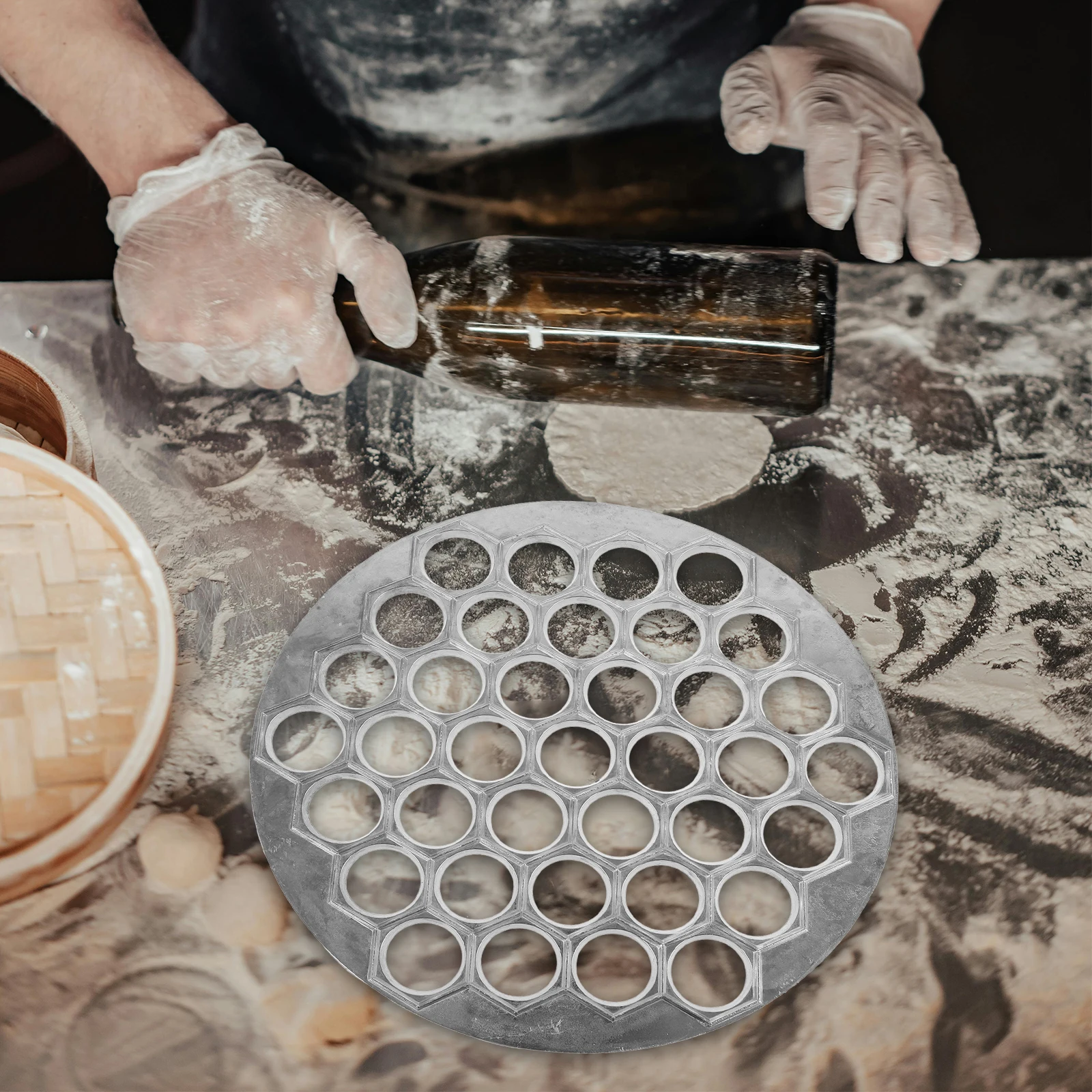 

Dumpling Maker Mold Aluminum Diy Dumpling Making Tool For Home Kitchen Use Ravioli Maker Alloy Food Press