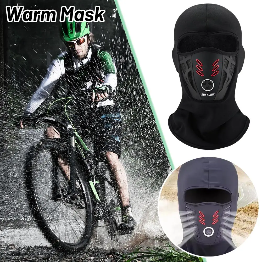 

Motorcycle Face Mask Anti-dust Windproof Full Face Cover Mask Fleece Mask Breathable Hat Balaclava Riding Neck Helmet R9R7