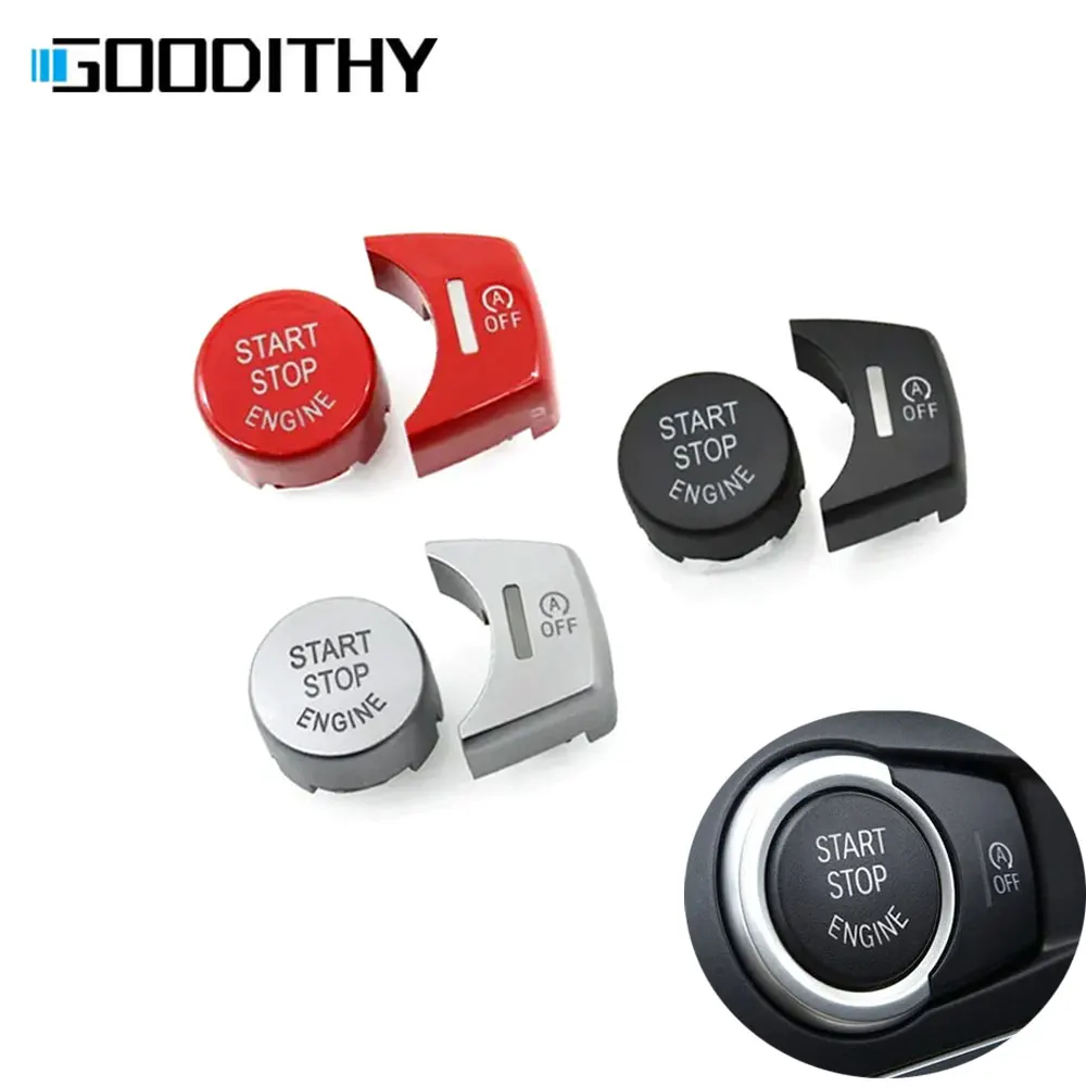 RHD Start Stop Push Button Switch Auto Engine Ignition OFF Cover Cap Car Accessories For BMW X3 X4 Series F25 F26 61319153831