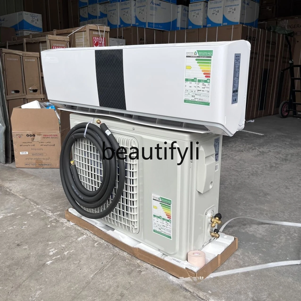 12000Btu split type, air conditioner, heating and cooling hanging machine 1.5P spilt-type air conditioner