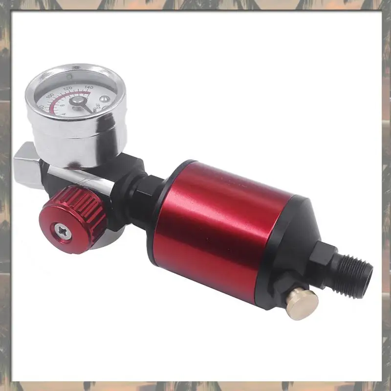 

A70U New Air Regulator Gauge Air Spray In-Line Water Trap Filter Tools Paint Spray Regulator With Air Filter Spray