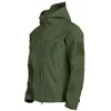 TRAF Shark Skin Soft Shell Jacket – Waterproof Windproof Tactical Men’s Hooded Outdoor Coat 1