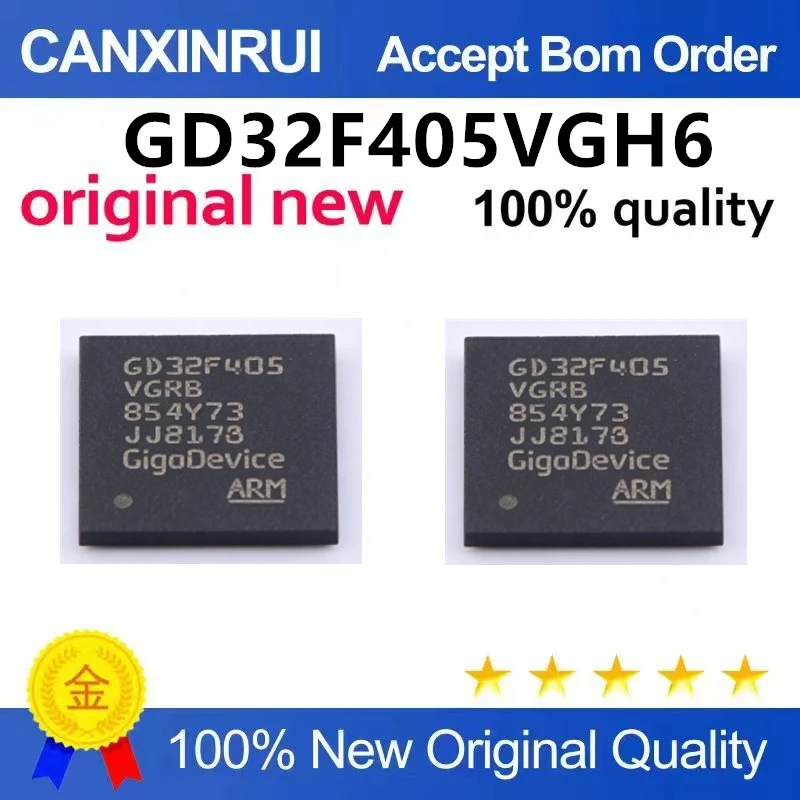 (5pcs-10pcs)Brand new original GD32F405VGH6 32-bit microcontroller Cortex-M4 core BGA100
