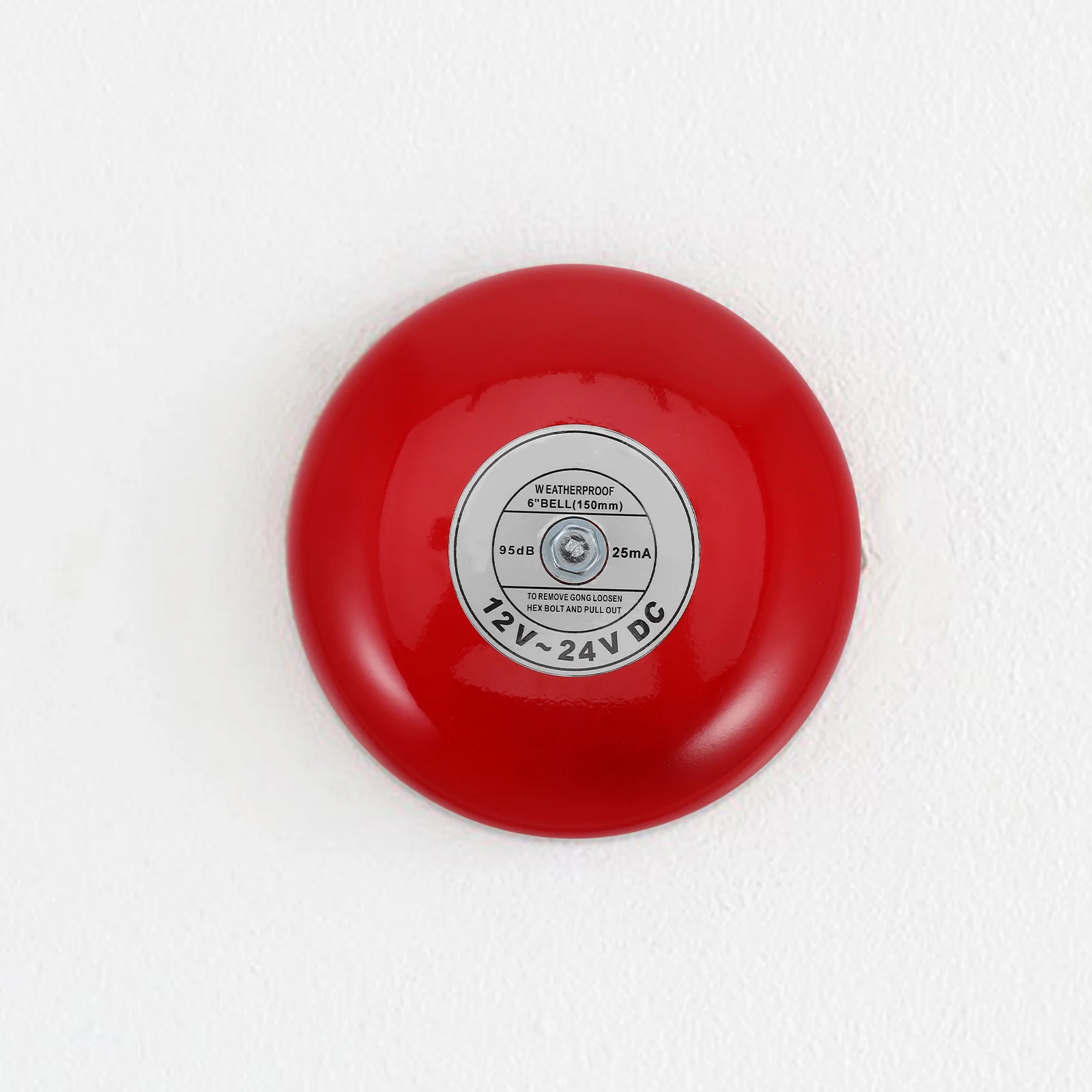 Промышленный колокол пожарной сигнализации, водонепроницаемый громкий электрический дверной звонок для школ, лифтов, заводов, пластиковый аварийный сигнал безопасности