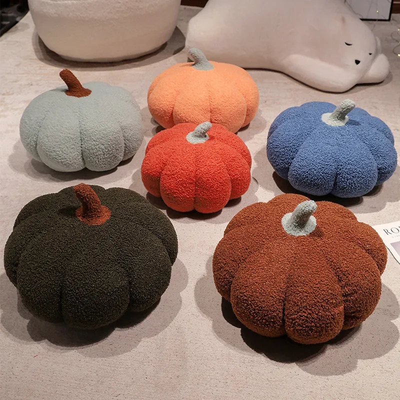 New Pumpkin Plush Toys Stuffed Plant Bedroom Decoration Halloween Decor Dolls Soothing Pillow Cushion