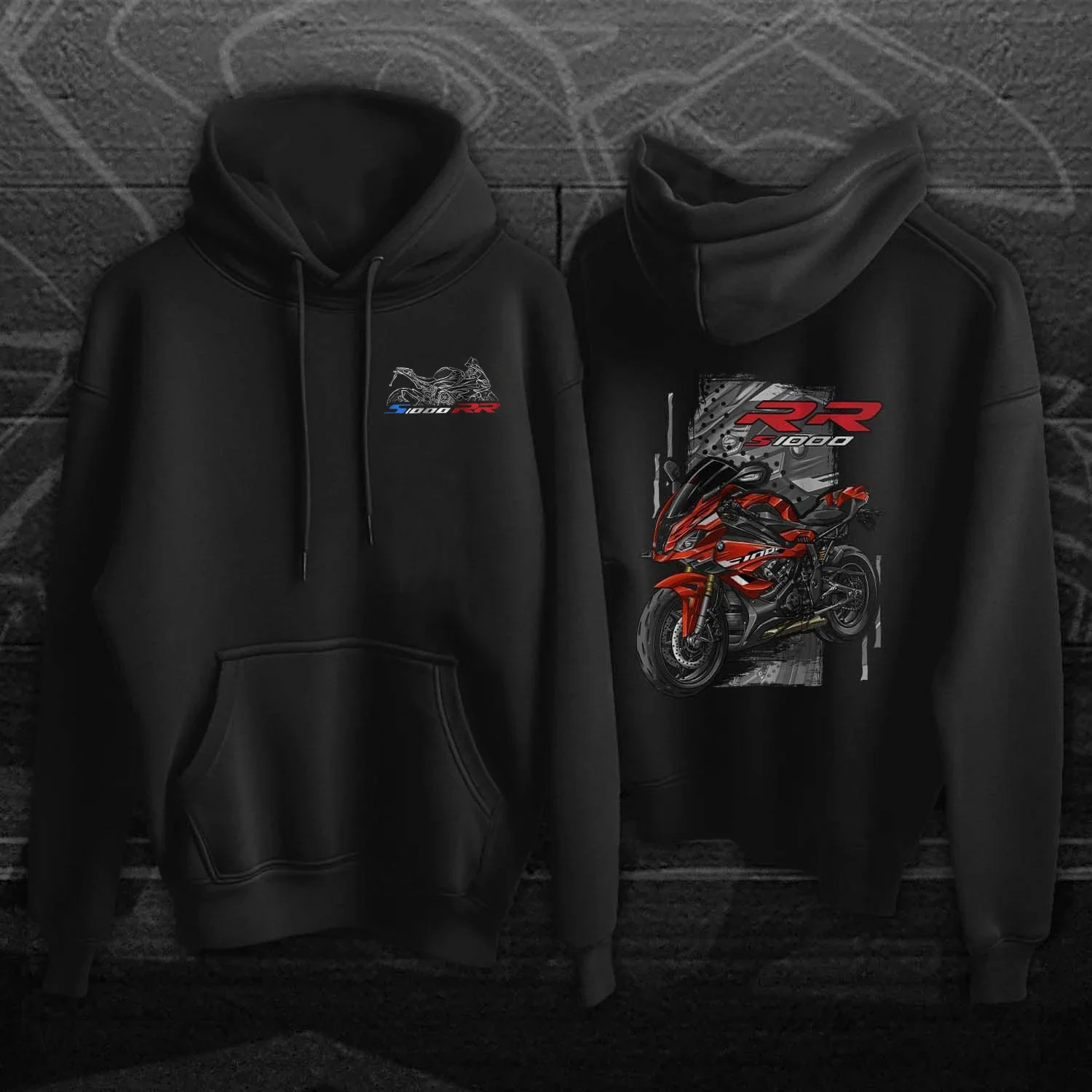 Classic 2023-2024 Models German S1000RR Motorcycle Pullover Hoodie Comfortable Cotton Casual Mens Clothes Rider Streetwear