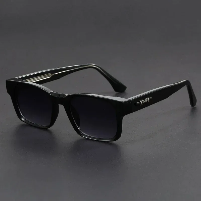 New Men's Advanced Ultra Light Coarse Frame Fashion Square Sunglasses Women Men Trendy Anti Mist Outdoor Driving Shades UV400 view 4