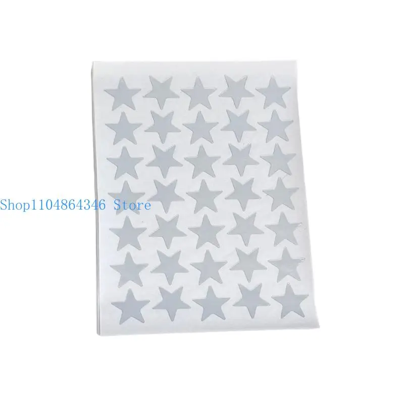 5asd Glittering Metallic Star Sticker Adhesive Decorative Sticker for Scrapbook Journal Album Decoration Kid Reward Sticker