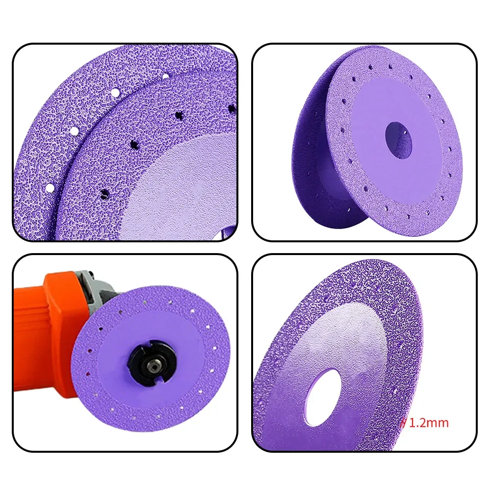 2pcs 100mm Glass Cutting Disc Diamond Marble Saw Blade For 100 Type Angle Grinder Ceramic Jade Glass Tile Cutting Saw Blade