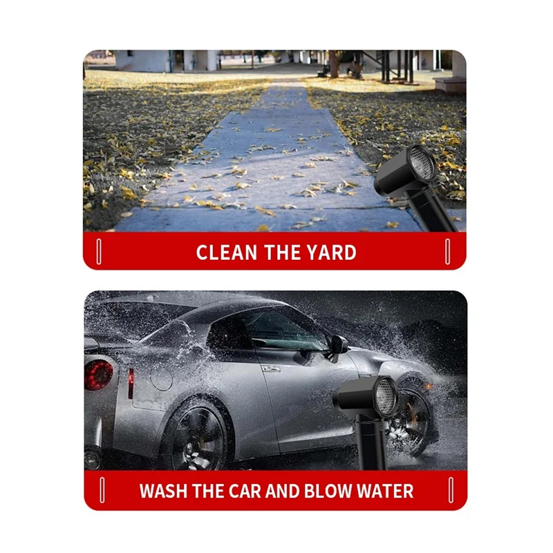 ABYO مروحة منفاخ عنيف مروحة تربو صغيرة 52 مللي متر محرك بدون فرشاة محمول 80000 دورة في الدقيقة 4 التروس مروحة قناة صناعية 2500Ma #4