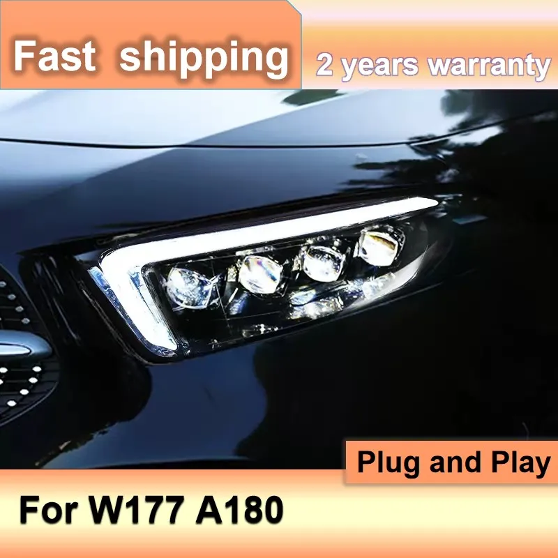 

Car Accessories for BENZ W177 Headlight 2019-2020 A180 A200 A220 Head Lamp Mercedes Benz A Class Headlight