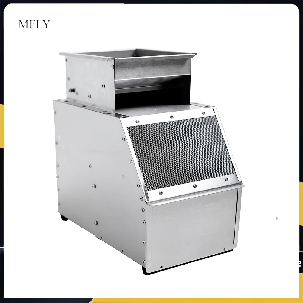 Soplador automático para desgranadora de semillas de pájaros, separador de granos eficiente para jaula de loros, limpieza de semillas canarias de girasol y mijo