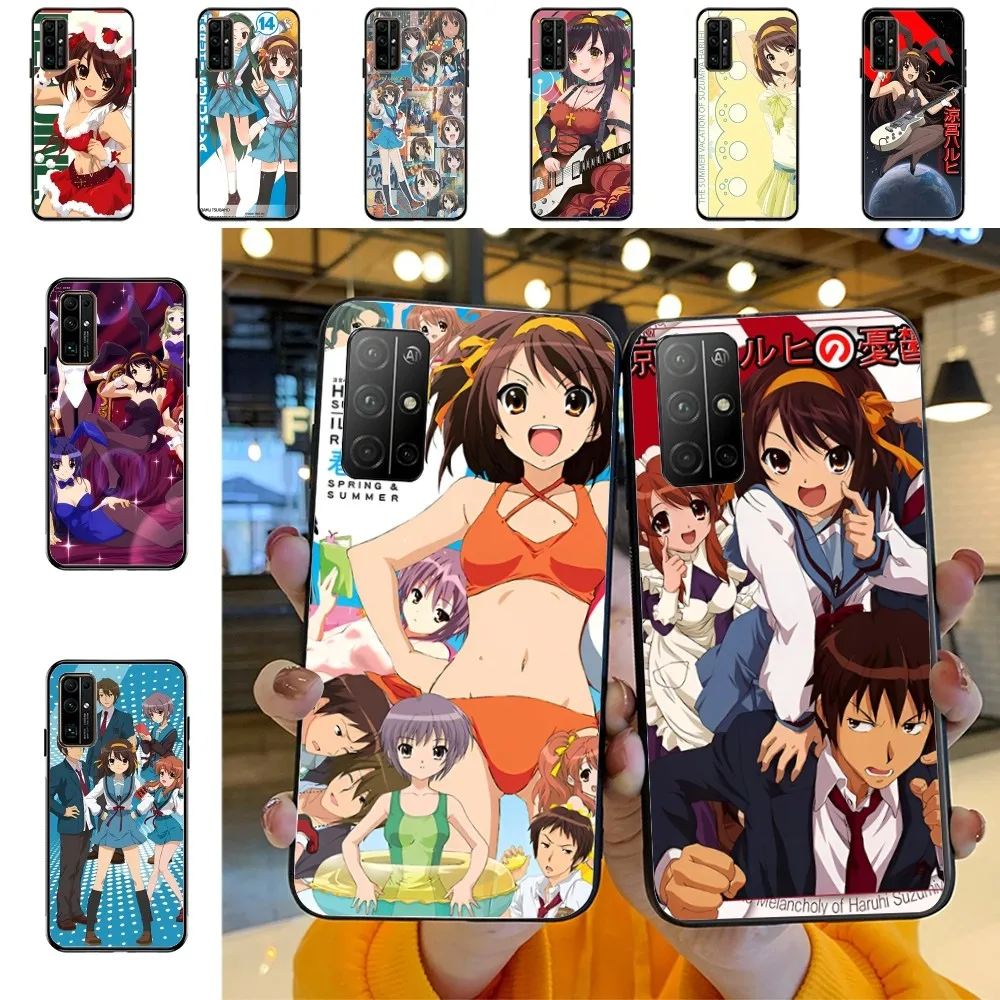 Haruhi Suzumiya Phone Case For Huawei Honor 10 lite 9 20 7A 9X 30 50 60 70 pro plus Soft Silicone Cover