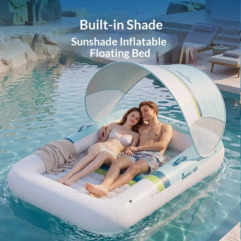 

Incredible Oversized Inflatable Pool Float Spacious Seating Lying Area Stable Structure For Outdoor Pool Gatherings Beach Trips Summer Daily Leisure Time pool floats for adults