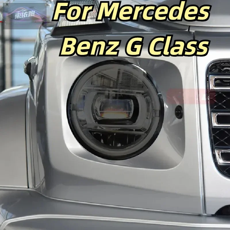

Защитная пленка для автомобильных фар и задних фонарей для Mercedes Benz G Class 2019-2021, передняя черная прозрачная наклейка из ТПУ с защитой от царапин