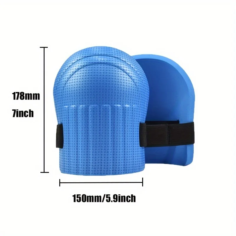 2Pcs EVA Foam Knee Pad Protective Working Soft Padding Workplace Safety Self Protection Sport Kneepad for Gardening Cleaning