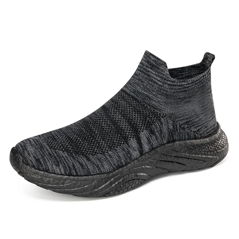 Chaussures de sport tissées coordonnantes pour hommes, chaussures de sport confortables, semelle épaisse, vêtements de loisirs, mode volante, grande taille, nouveau