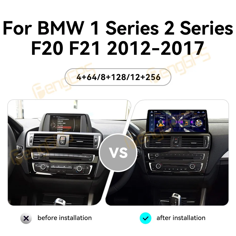 

12.9 Inch Android 13 CarPlay Car Radio For BMW 1 2 Series F20 F21 EVO 2012-2017 Touch Screen Multimedia Player GPS Navigation