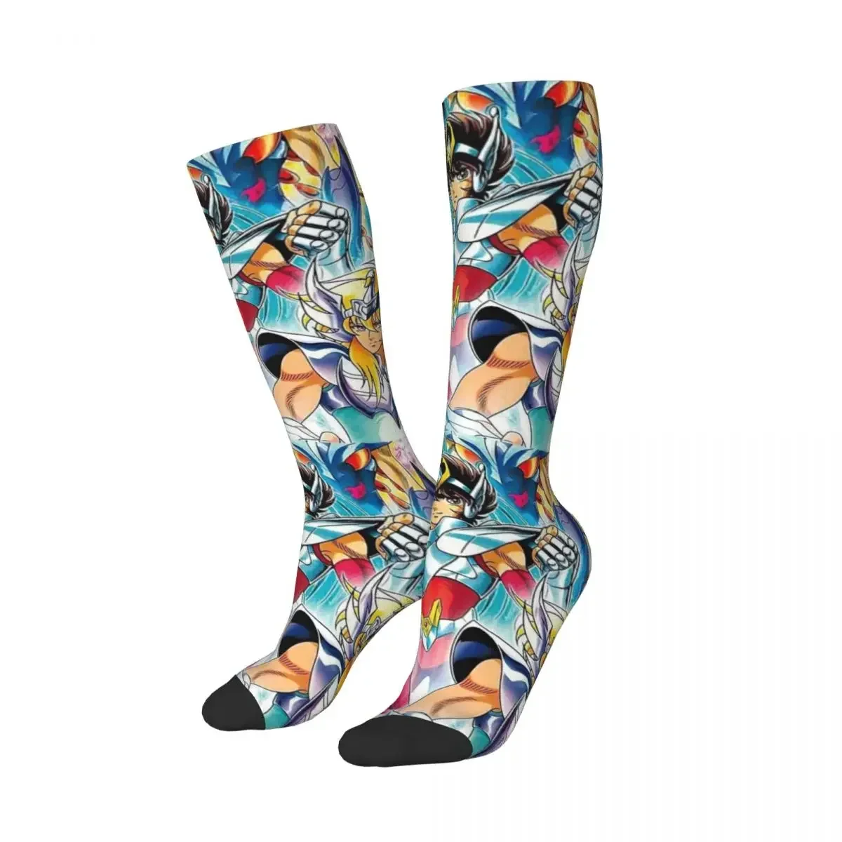 

The Seiya Knights Merch Socks Harajuku High Quality Stockings All Season Long Socks Accessories for Man's Woman's Gifts