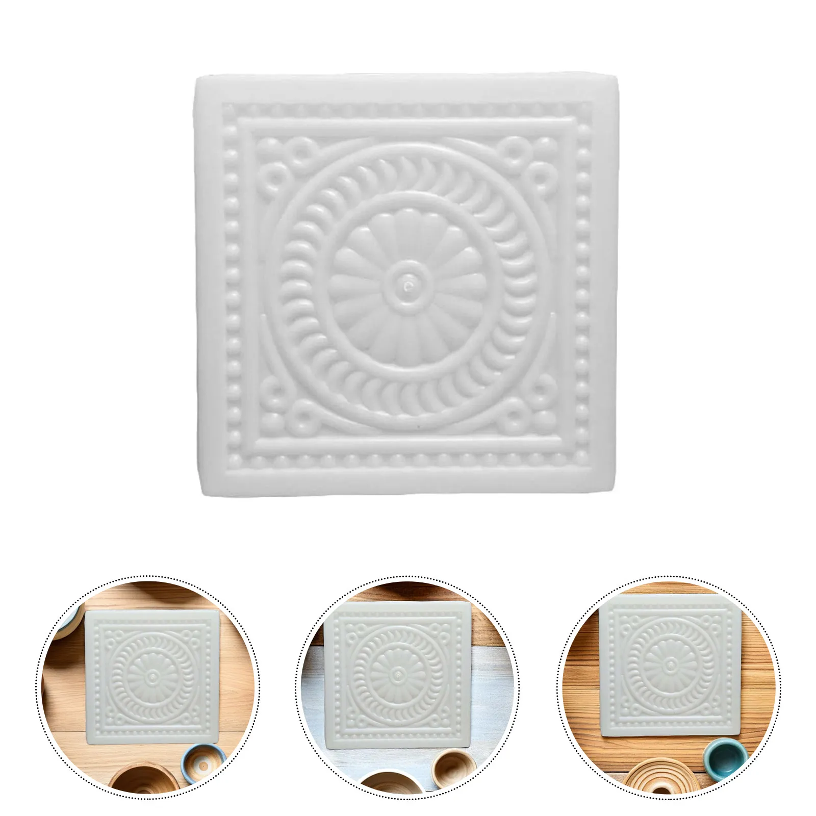 

32x32x6cm Brick Mold Reusable Concrete Molds for Stepping Stones Garden Paving DIY Pathway Pavement Mold Easy Clean