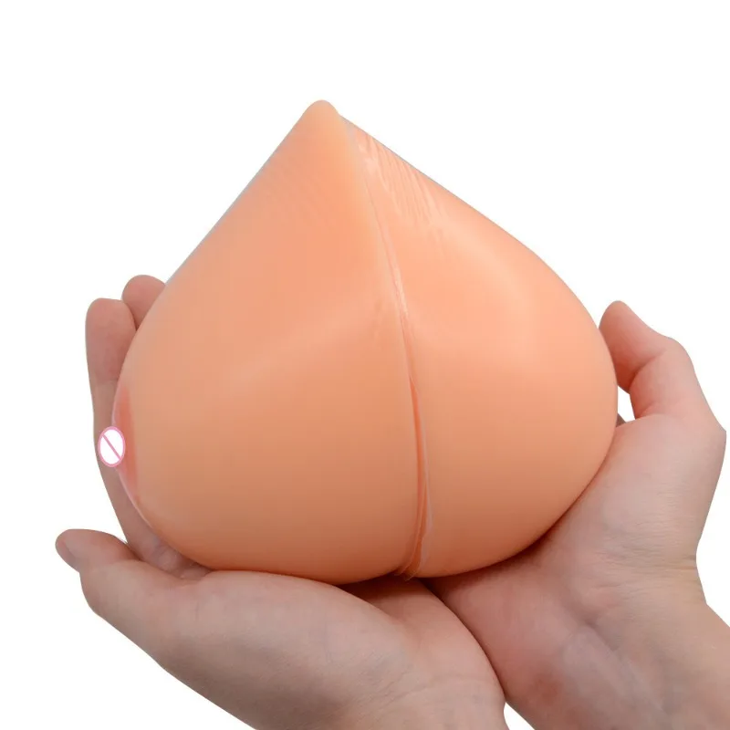 Teardrop Silicone Self Adhesive Crossdresser Fake Chest Forms Unisex Sticky Breast Pads Body Shaping Small Bust Enlarging Breast