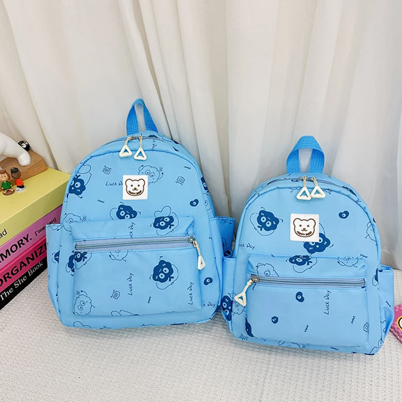 Sac à dos imprimé dessin animé pour enfants, cartable pour étudiants en maternelle, doux ours mignon, grande capacité, sac à dos tout assressentidécontracté