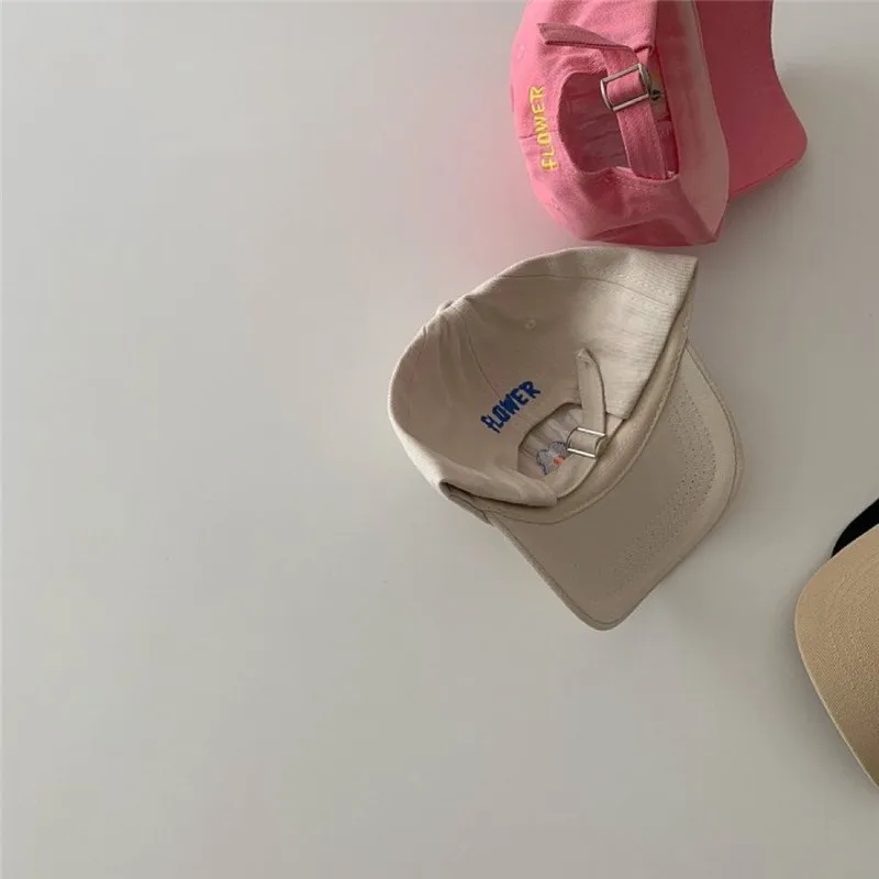 2024 New Baby Summer berretto da Baseball Cute Flower Pattern Baby Girl cappelli da sole Outdoor bambini cappello cotone bambini visiera regolabile