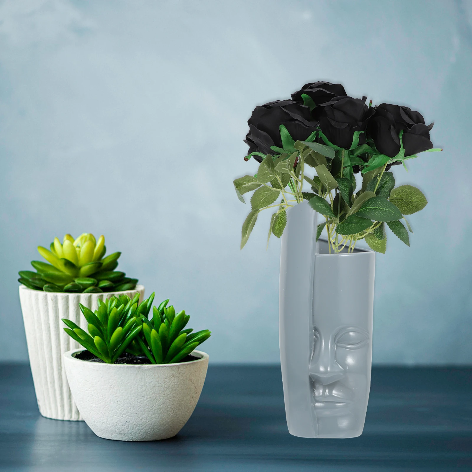 

1Pcs Premium Ceramic Flower Vase Multipurpose Home Bathroom Bedroom Living Room Adornment Ceramic Vase Dry Flower Holder