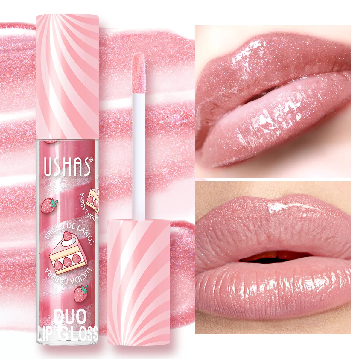 栄養エッセンスベースのデュアルテクスチャマット仕上げ、鮮やかで潤いのある唇のための長持ちするリップカラー、保湿リップスティック