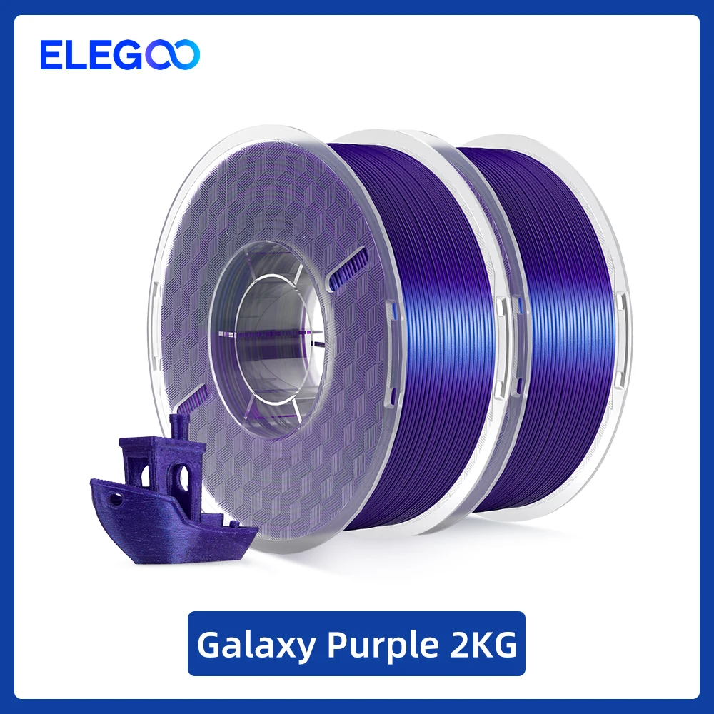 ELEGOO 2KG Zijde PLA Filament 1.75mm 3D Printer Filament voor FDM 3D Printers Elegoo PLA voor Elegoo Centauri Carbon